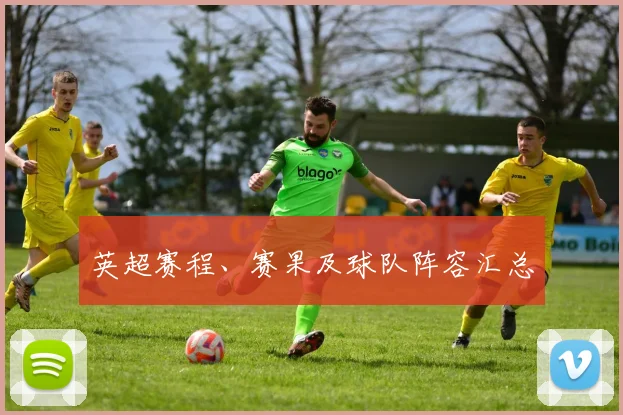 英超赛程、赛果及球队阵容汇总